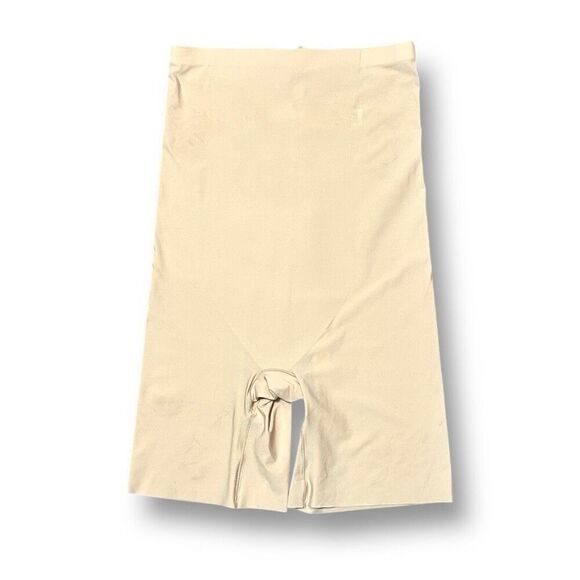 Spanx XL Beige Thinstincts 10006R Shapewear High Waist Mid Thigh Short Slim NWT - Picture 4 of 9